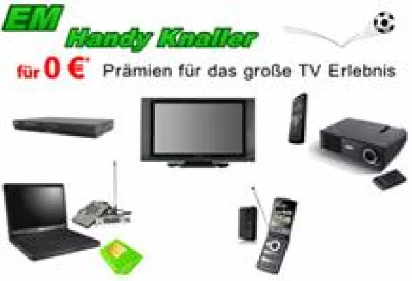 Ein Handyshop im EM Fieber Bild: Ein Handyshop im EM Fieber