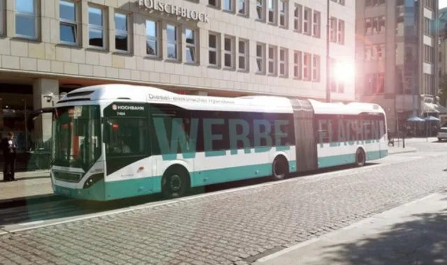 Bild: Die Verkehrsmittelwerbung. Ein zentraler Bestandteil moderner Außenwerbung