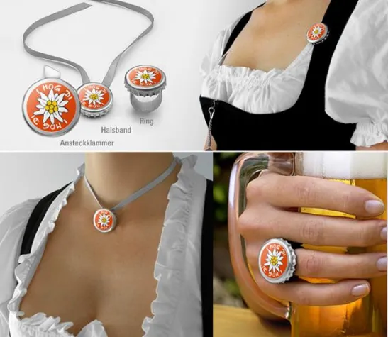 Bild: Neue Fanartikel - Die Kronkorken-Juwelen