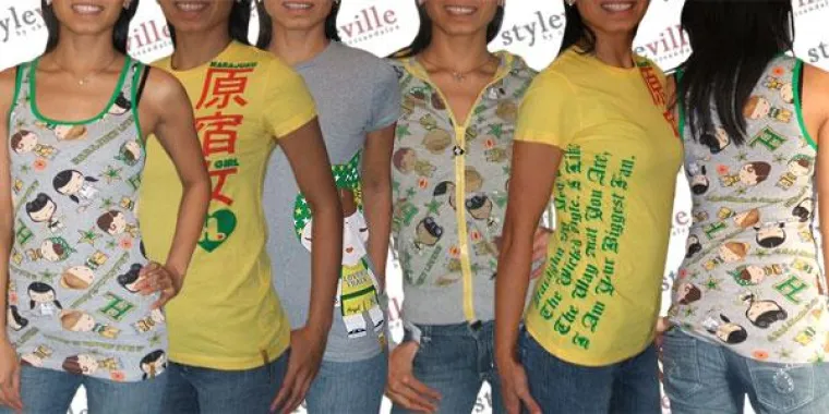 Bild: Styleville.de startet mit neuen Klamotten von Harajuku Lovers ins Jahr 2008