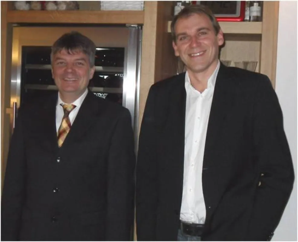 Georg Rudorfer (links) Walter Spielmann (rechts)