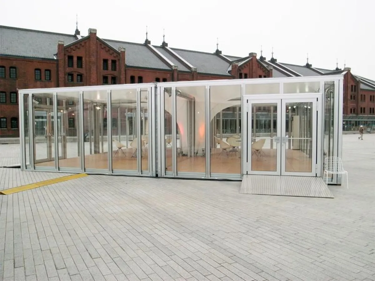 Der neue Zelttyp Losberger Cyclone setzt im Veranstaltungsmarkt neue Trendakzente