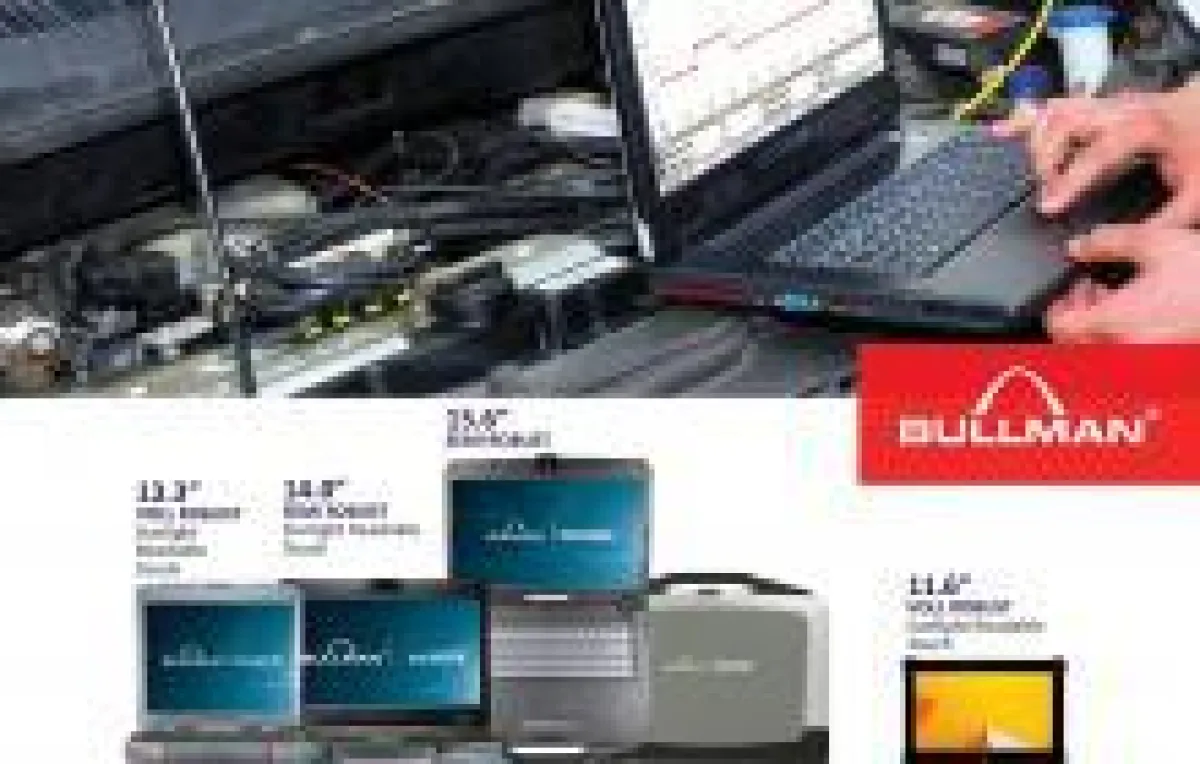 BULLMAN bietet ein Sortiment widerstandsfähiger mobiler Computer an. Bild: BULLMAN