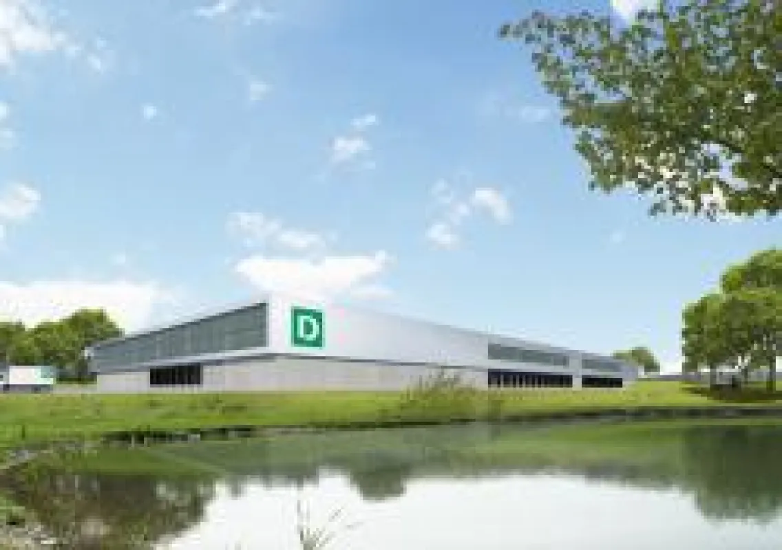 Entwurf des neuen Distributionszentrums von DEICHMANN in Monsheim