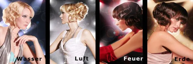 Bild: Patricia Normann von Intercoiffure Böhm.Haare! präsentiert die Frisuren-Kollektion 2008 ELEMENTs