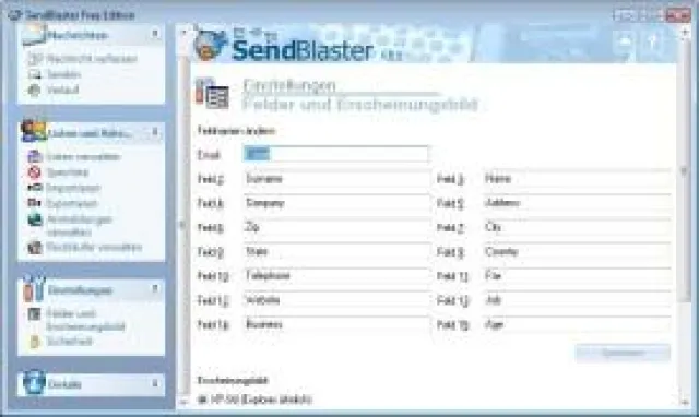 Bild: Kostenloser Windows-Massen-Mailer Sendblaster 1.5.5 gewinnt an Popularität