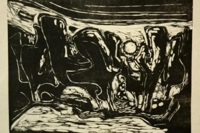 Bild: Die galerie carstensen bietet sehr seltene Originalgrafik von EDUARD HOPF an