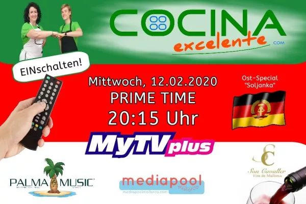 Bild: Premiere der Mallorca Koch-Show „Cocina-Excelente“ bei MyTVplus am 12.02.2020