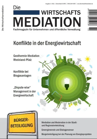 Bild: Innovative Neuerscheinung: Die Wirtschaftsmediation – Fachmagazin für Unternehmen und öffentliche Verwaltung