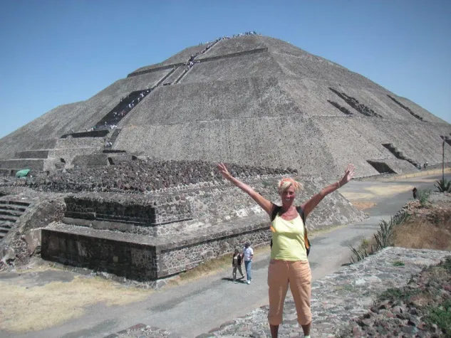 Karin Lehnerts Odenthal, genannt Kleo, auf Spurensuche sechs Monate unterwegs in Mexiko Bild: Karin Lehnerts Odenthal, genannt Kleo, auf Spurensuche sechs Monate unterwegs in Mexiko