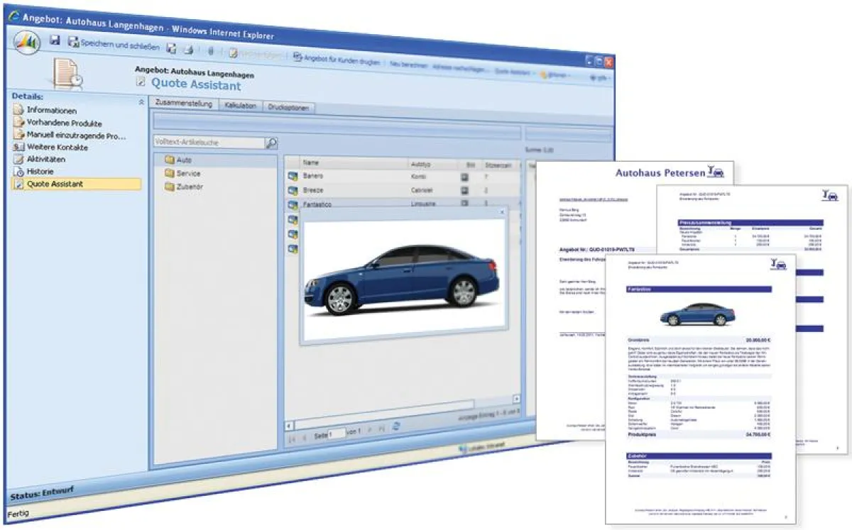 encoway QuoteAssistant