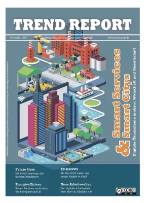 Bild: Digitale Ausgabe TREND REPORT "Smart Services"