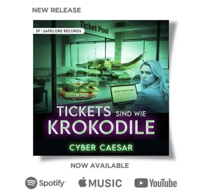 Bild: „Tickets sind wie Krokodile“ – SafeCore Records kündigt neues Album über den oft stressigen Arbeitsalltag an
