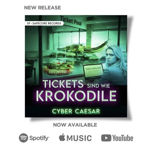 Bild: „Tickets sind wie Krokodile“ – SafeCore Records kündigt neues Album über den oft stressigen Arbeitsalltag an