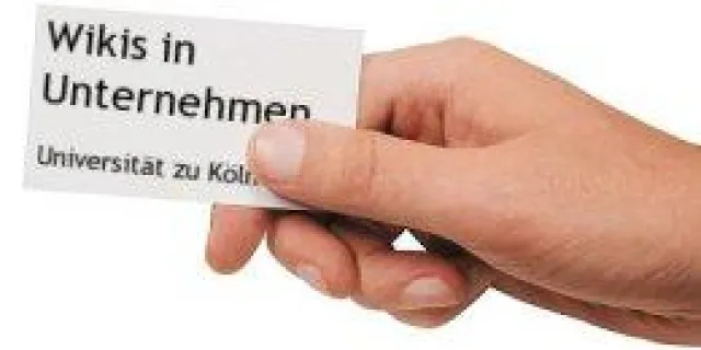 Bild: Wikis in Unternehmen