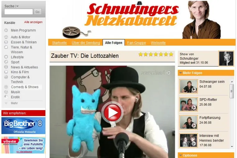 Kabarett der Extraklasse auf sevenload Bild: Kabarett der Extraklasse auf sevenload