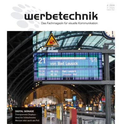 Ankündigung vom WNP Verlag: vierte Ausgabe des Fachmagazins WERBETECHNIK erscheint heute Bild: Ankündigung vom WNP Verlag: vierte Ausgabe des Fachmagazins WERBETECHNIK erscheint heute