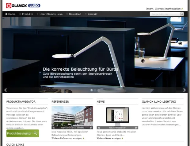 Bild: Get together – Glamox und Luxo präsentieren neue Homepage