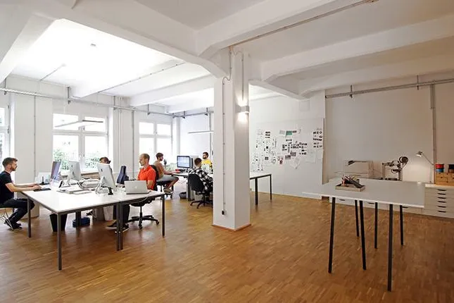 Bild: Blick ins Studio: Schumacher. Visuelle Kommunikation