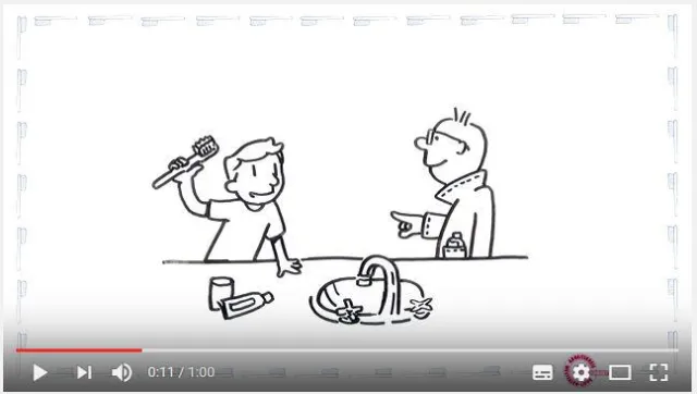 Zahnputzvideo erklärt richtiges Zähneputzen Bild: Zahnputzvideo erklärt richtiges Zähneputzen