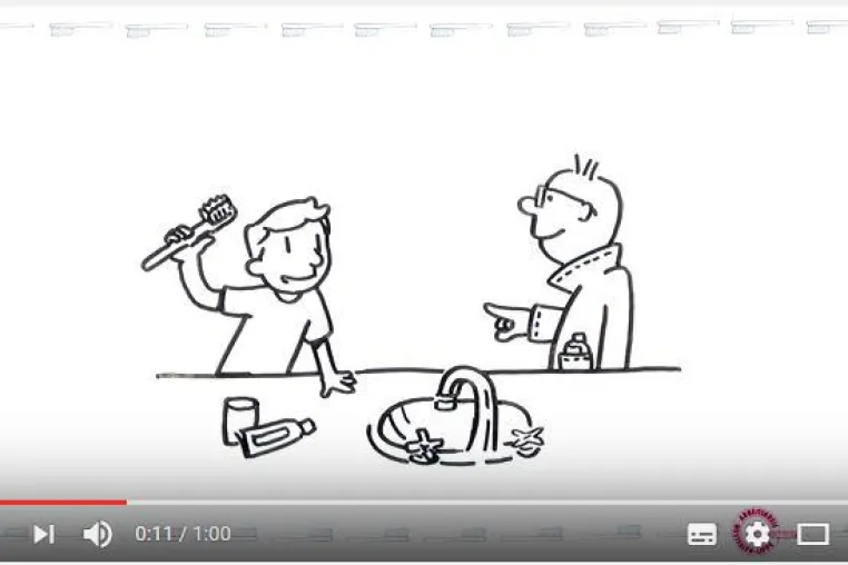 Zahnputzvideo erklärt richtiges Zähneputzen Bild: Zahnputzvideo erklärt richtiges Zähneputzen