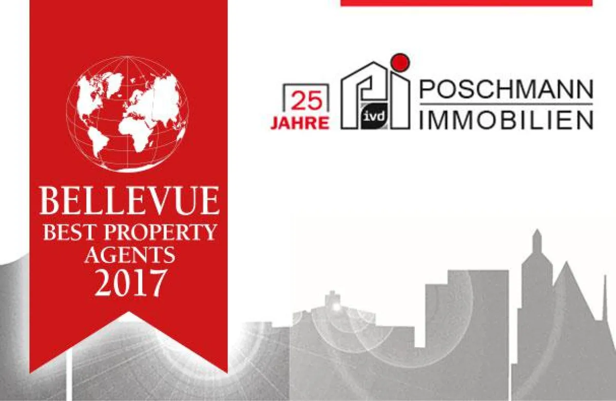 Poschmann Immobilien Leipzig wurde ausgezeichnet mit »BELLEVUE BEST PROPERTY AGENT 2017«