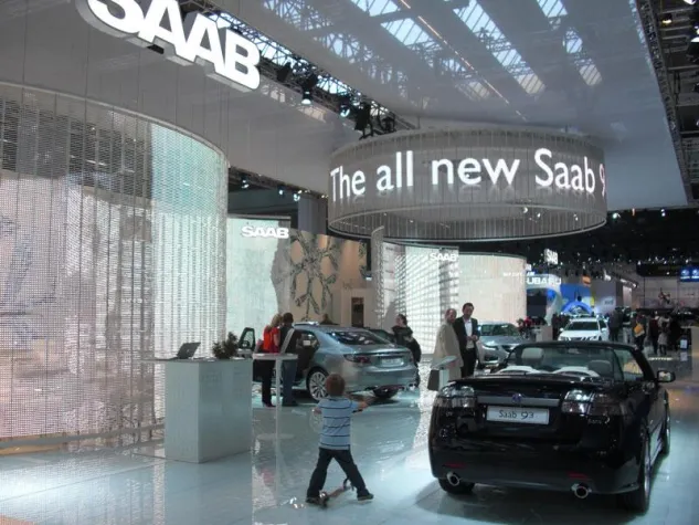 Bild: as systems unterstützte Saab auf der IAA