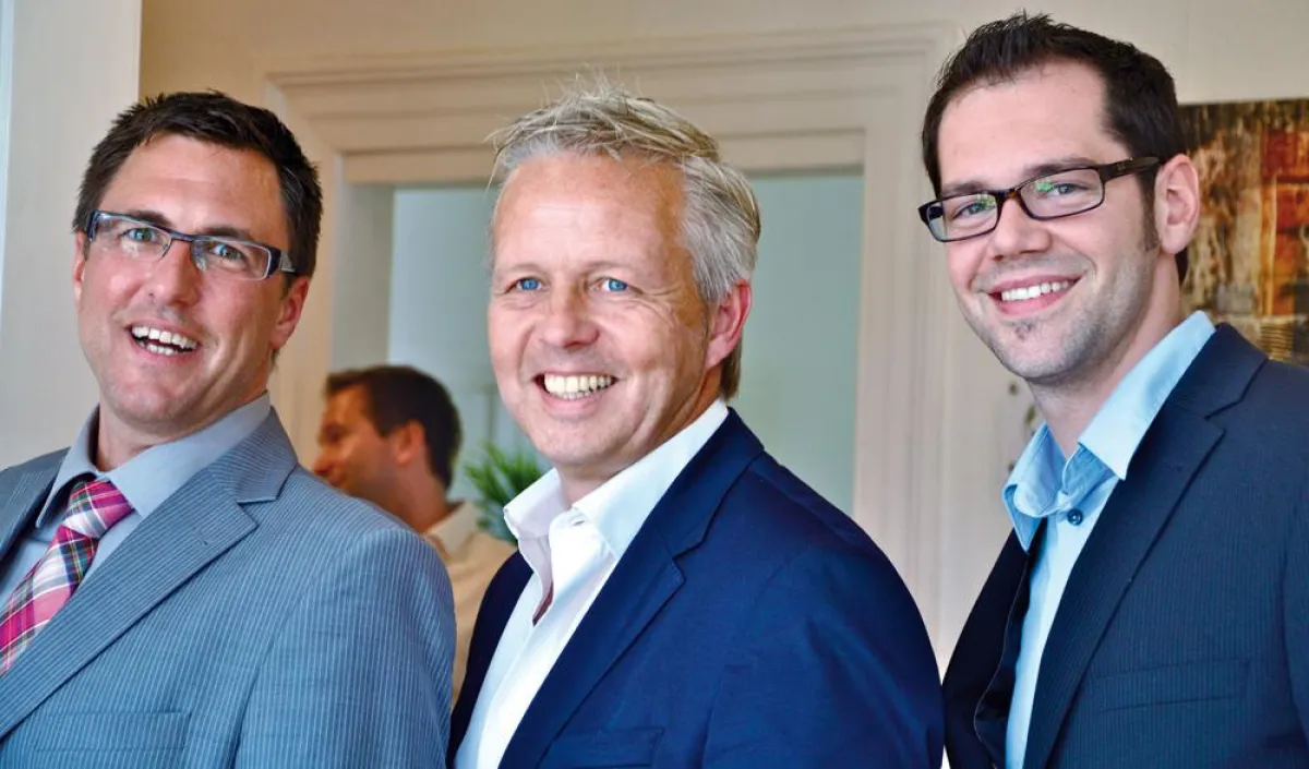 Andreas Röthe, E-SITE.com; Markus Faller, mailingcrew GmbH; Carl-Georg Gruner, GRUNER (v.l.n.r.)
