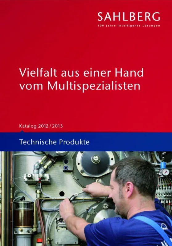 Cover Technischer Katalog 2012/2013