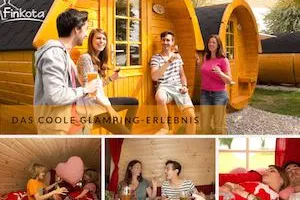 Bild: ?Frisch aus dem Fass / ??Lauschig, romantisch und verrückt - ein 'Fass'zinierendes Camping-Abenteuer