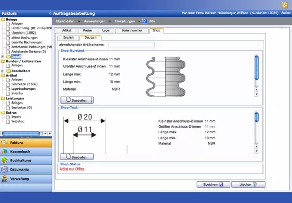 Bild: actindo GmbH präsentiert ein innovatives webbasiertes ERP-System mit Dokumentenarchiv und Online-Shop-Anbindung