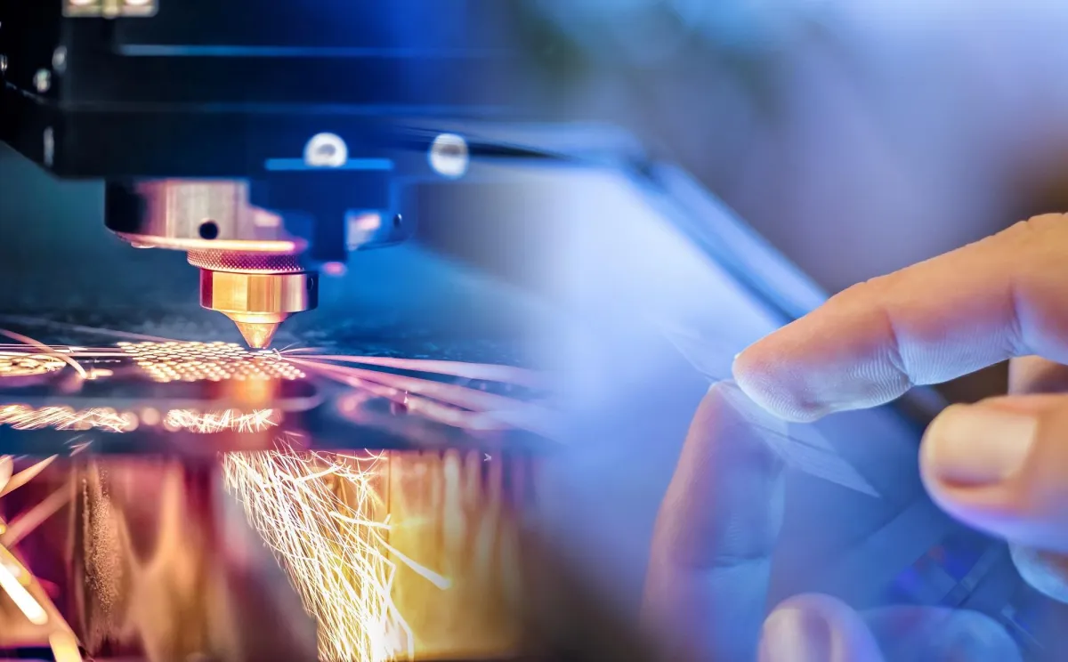 Industrie 4.0 nachrüsten: Bauteile und Teilelaufzeiten bei Laserschneiden erkennen und ermitteln