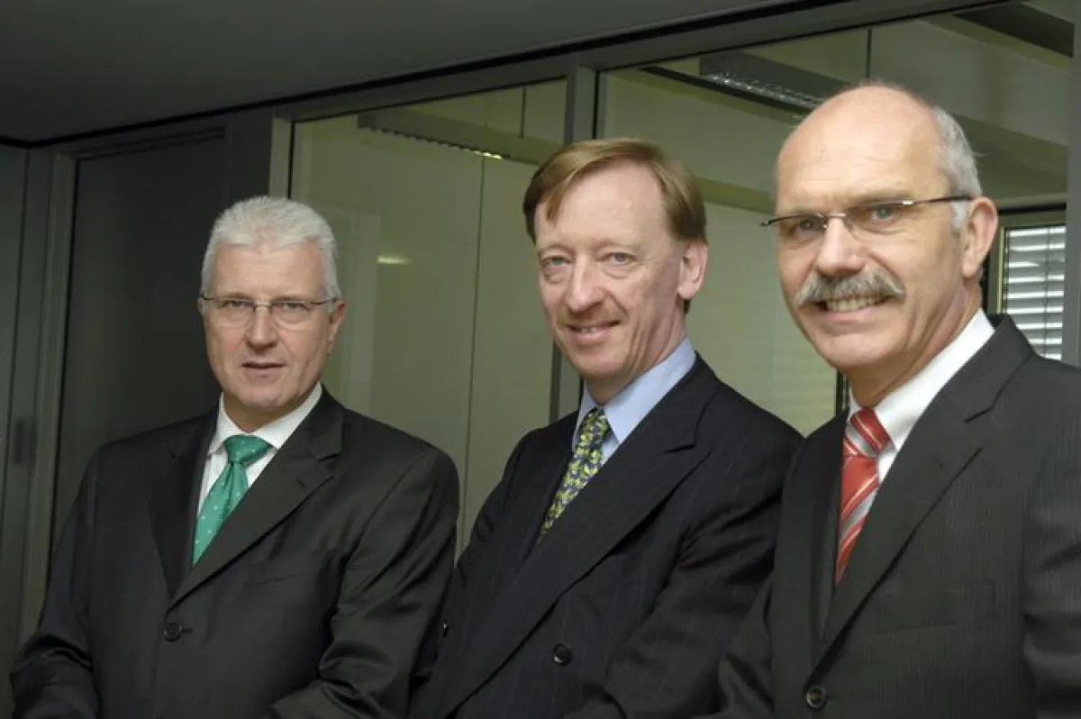 V.l.n.r.: Helge Benz, Klaus D. Mittorp und Ingo Lambeck  sind die drei neuen Spitzenmanager, die die Hay Group an Bord holen konnte.