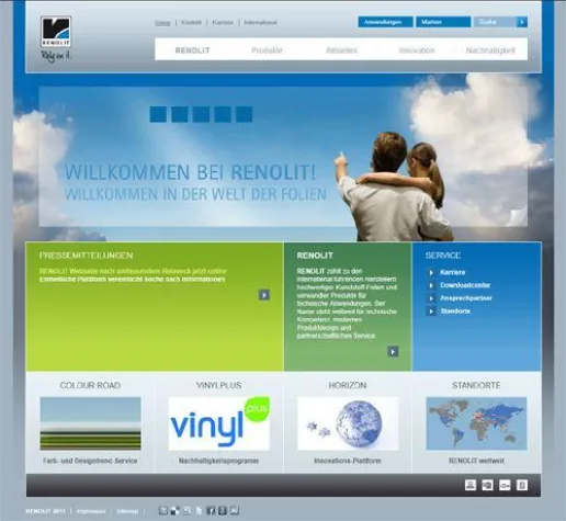 Bild: cyperfection relauncht die Corporate Website von RENOLIT SE