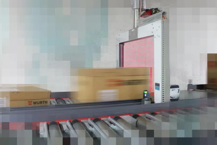 Bild: Mit Volumenmessung von FRAMOS Richtung Logistik 4.0 mit niedrigen Durchlaufzeiten