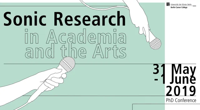 Bild: Sonic Research in Academia and the Arts