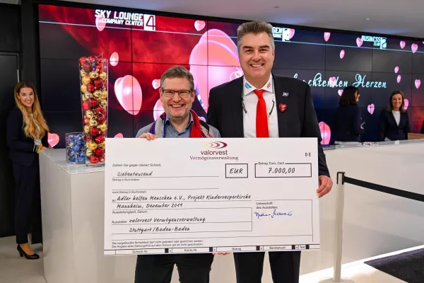 Sozial aktiv: valorvest unterstützt mehrere Projekte Bild: Sozial aktiv: valorvest unterstützt mehrere Projekte