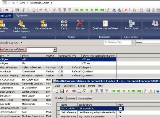 Bild: Leadmanagement und Neukundengewinnung mit Microsoft Dynamics AX-CRM