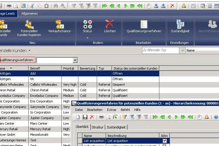Leadmanagement und Neukundengewinnung mit Microsoft Dynamics AX-CRM Bild: Leadmanagement und Neukundengewinnung mit Microsoft Dynamics AX-CRM