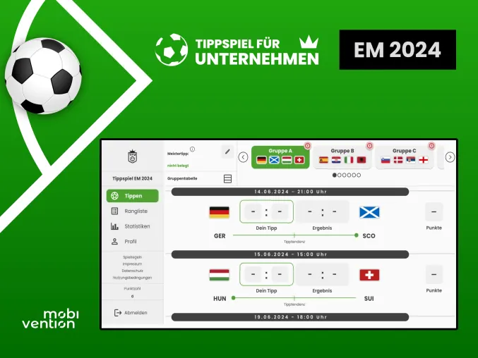 Bild: EM Tippspiel 2024 für Agenturen & Unternehmen