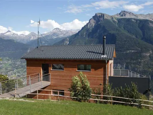 Bild: Passivhaus in der Schweiz: Energieversorgung in Eigenregie