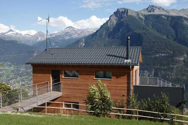 Bild: Passivhaus in der Schweiz: Energieversorgung in Eigenregie