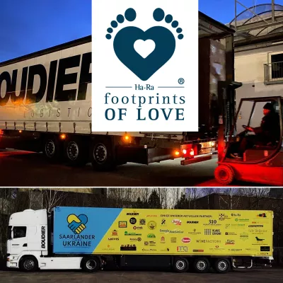 Bild: Ha-Ra Footprints of Love® - Hilfe für die Ukraine