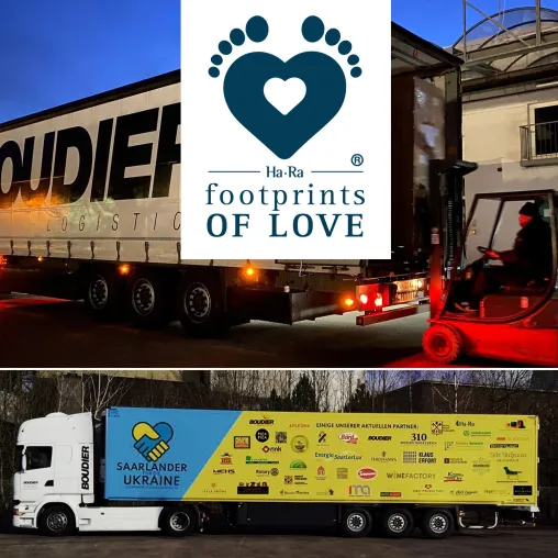 Ha-Ra Footprints of Love® - Hilfe für die Ukraine Bild: Ha-Ra Footprints of Love® - Hilfe für die Ukraine
