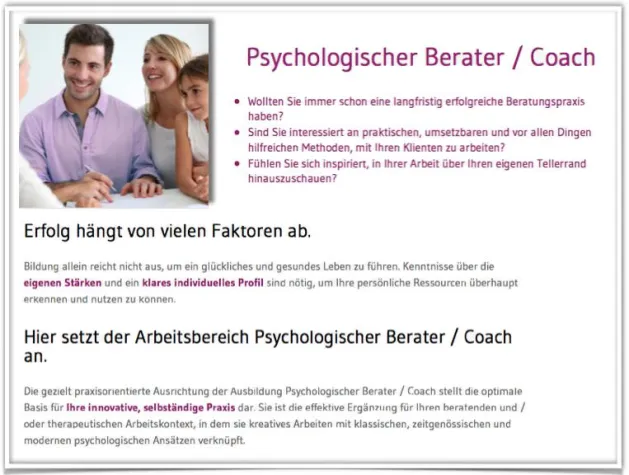 Bild: Erfolgreich Psychologischer Berater & Coach werden