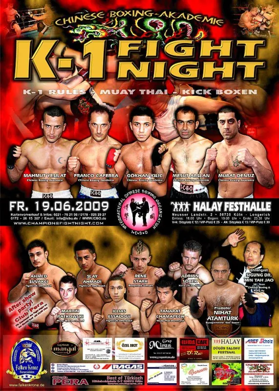 K-1 Fight Night Poster