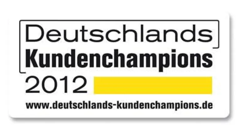 „Deutschlands Kundenchampions® 2012“ : Positive Resonanz / Anmeldeschluss ist der 31.12.2011 Bild: „Deutschlands Kundenchampions® 2012“ : Positive Resonanz / Anmeldeschluss ist der 31.12.2011