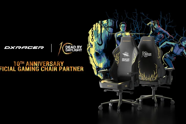 Bild: Dead by Daylight feiert 10 Jahre: DXRACER unterstützt das Jubiläum mit exklusiven CRAFT Stühlen