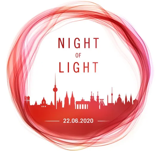Bild: Bundesweite Aktion "Night of Light" – Leuchtendes Mahnmal gegen den Untergang einer Branche