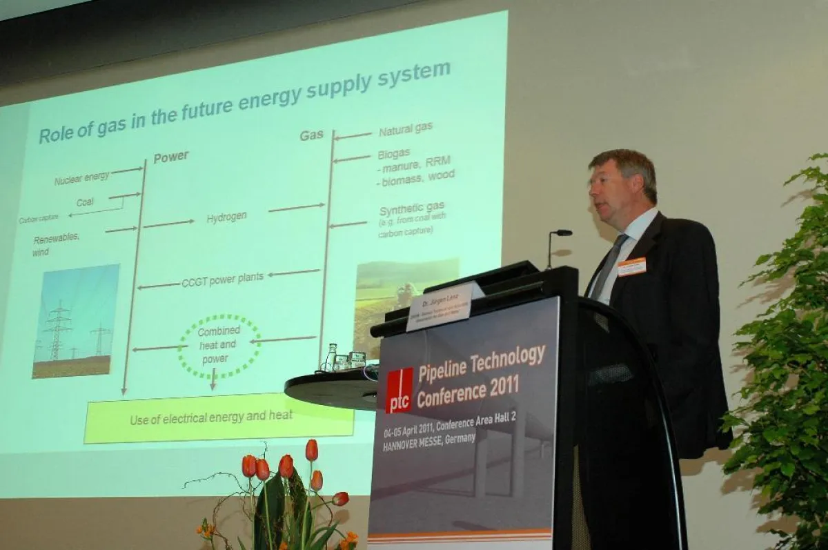 Präsentation von Dr. Lenz, E.ON Ruhrgas im Rahmen der ptc 2011